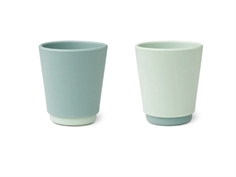 Liewood peppermint mix silicone cup Rachel (2-pack)